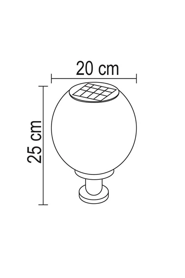 Forlife 30 Watt Solar Set/Baba Duvar Üstü Dekoratif Glop Armatür